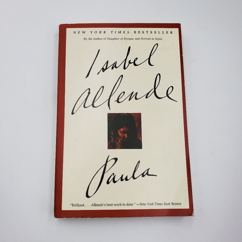 3/$12 Paula Isabel Allende Memoir Paperback Book